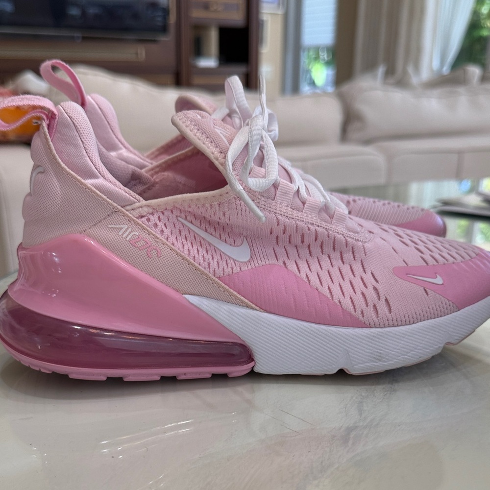 Nike Air Max Pink and White Sneakers